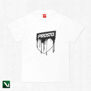 PROSTO Koszulka Paint biała