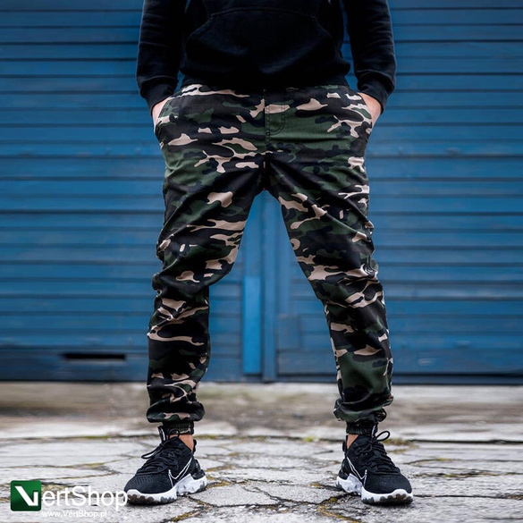 JIGGA WEAR Spodnie Materiałowe Jogger Jigga Wear Crown Stitch Camo