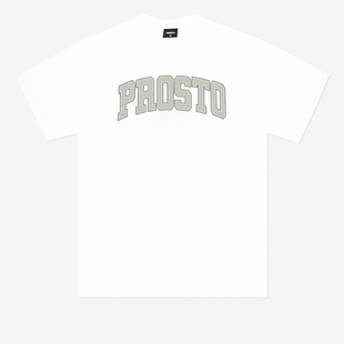 PROSTO Koszulka T-shirt College White