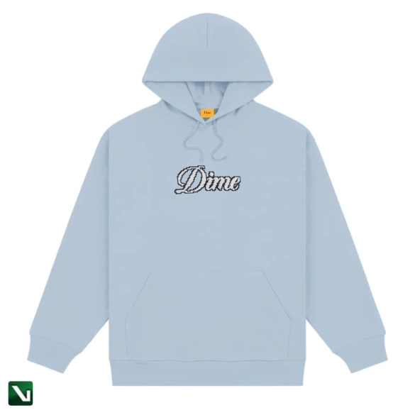 bluza Dime Pixel Cursive Hoodie (Stone Ice)