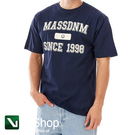 Mass DNM koszulka Campus T-shirt  granatowa