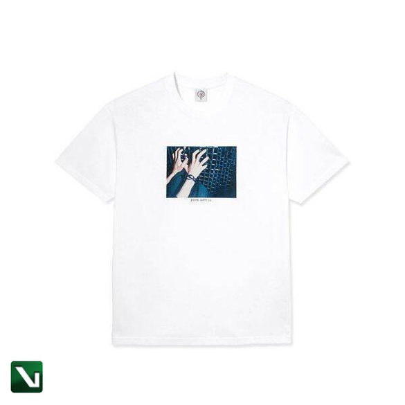 koszulka Polar Skate Co. Tee | Caged Hands (White)