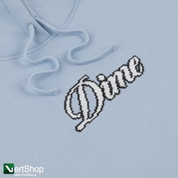 bluza Dime Pixel Cursive Hoodie (Stone Ice)