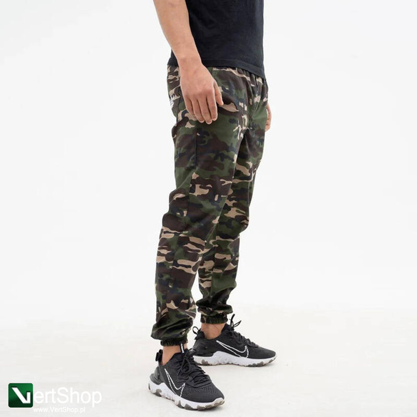 JIGGA WEAR Spodnie Materiałowe Jogger Jigga Wear Crown Stitch Camo