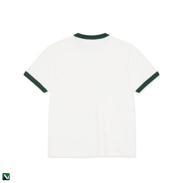 koszulka Polar Ringer Tee (Cloud White/ Dark Green)