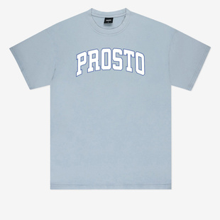 PROSTO Koszulka T-shirt College Light Blue