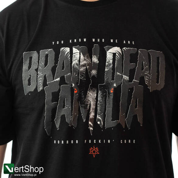 BRAINDEADFAMILIA HIDDEN EVIL T-SHIRT CZARNY