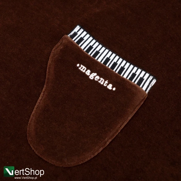 Koszulka Magenta Piano velvet tee chocolate