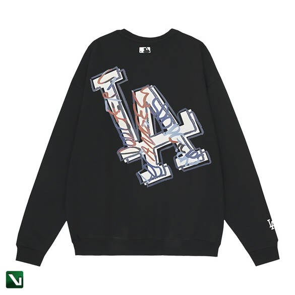 MLB BRAND bluza LA Grafitti granatowa