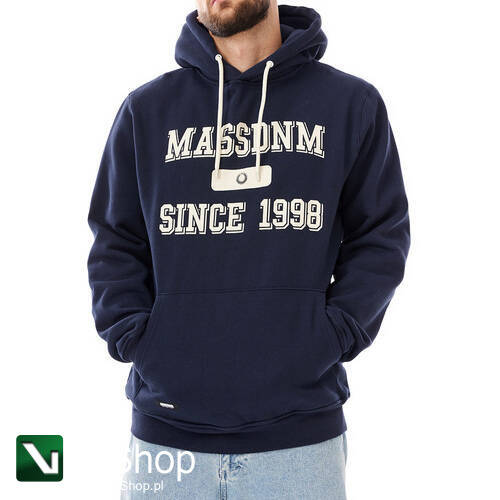 Mass DNM bluza Sweatshirt Campus Hoody granatowa