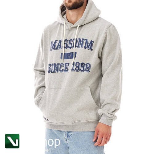 Mass DNM bluza Sweatshirt Campus Hoody  szara