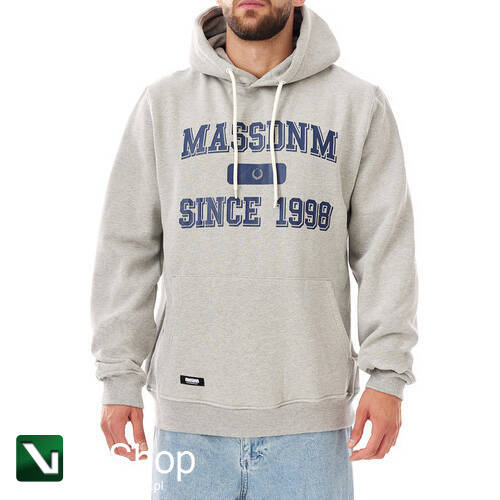 Mass DNM bluza Sweatshirt Campus Hoody  szara