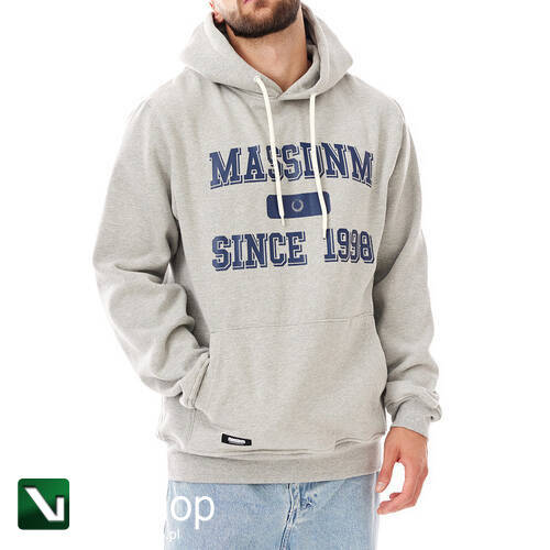 Mass DNM bluza Sweatshirt Campus Hoody  szara