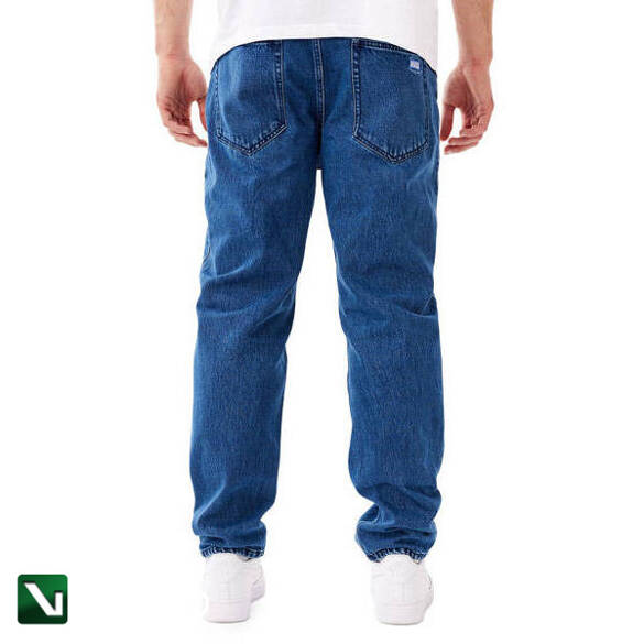 Mass DNM spodnie Box Jeans Relax Fit  niebieskie