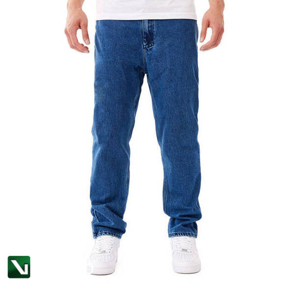 Mass DNM spodnie Box Jeans Relax Fit  niebieskie