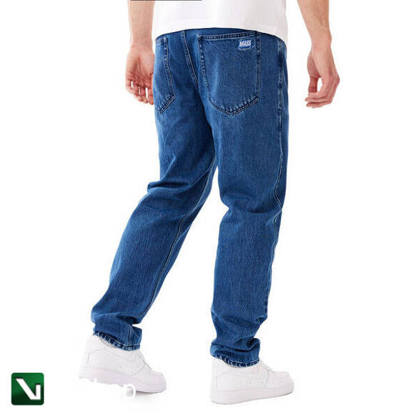 Mass DNM spodnie Box Jeans Relax Fit  niebieskie