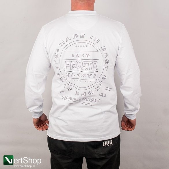 PROSTO  Longsleeve INTER (biały)