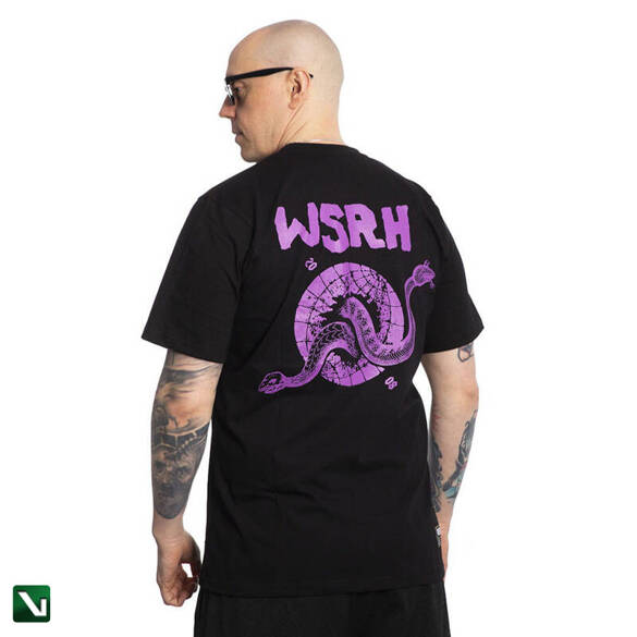 WSRH WĘŻE T-SHIRT CZARNY