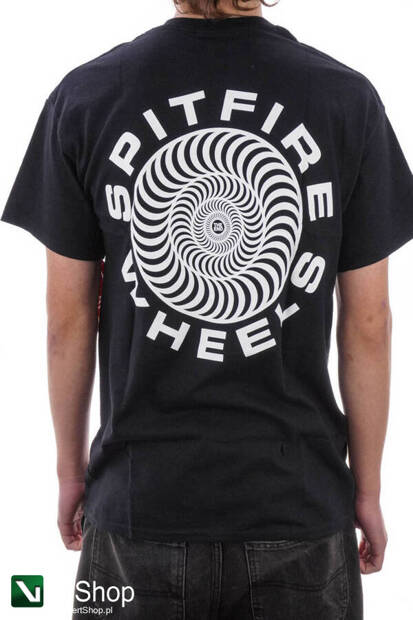 koszulka Spitfire Classic Swirl Tee (Black/White)