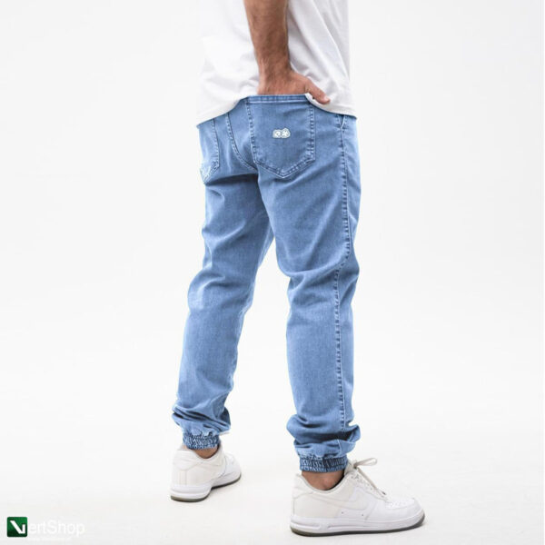 pol pl Lucky Dice Spodnie Jeansowe Jogger Meskie Niebieskie 210369 3 2