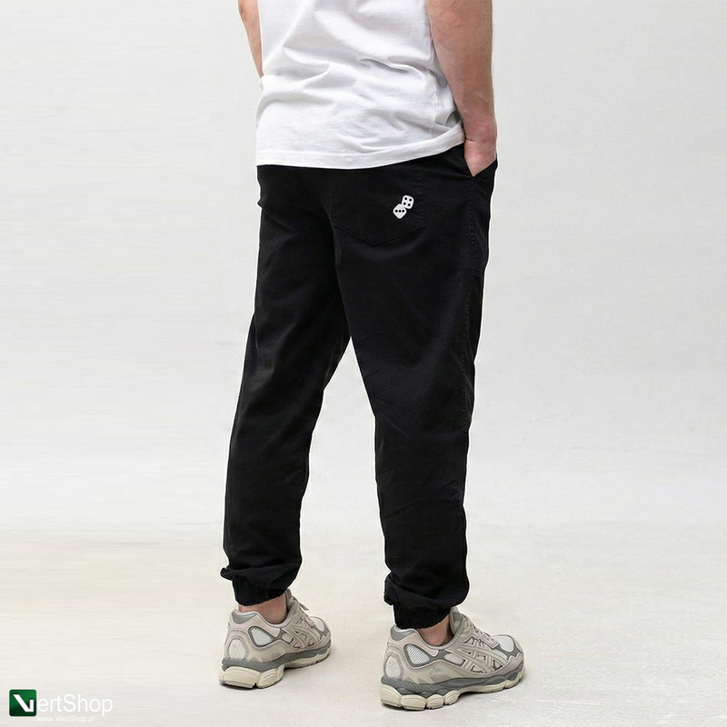 pol pl Lucky Dice Spodnie Tkaninowe Jogger Meskie Czarne 210372 2 2