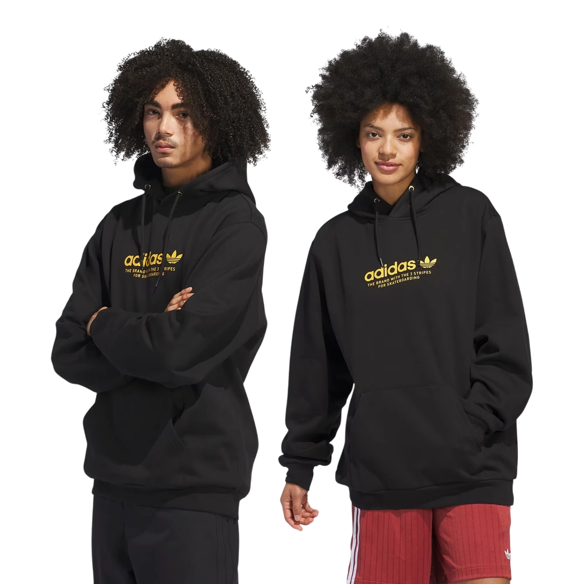pol pl Adidas Skatebording 4 0 Logo Hoodie Black Gold 32380 6