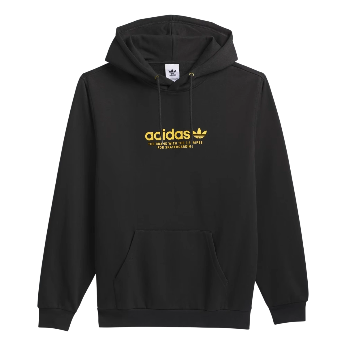 pol pl Adidas Skatebording 4 0 Logo Hoodie Black Gold 32380 8