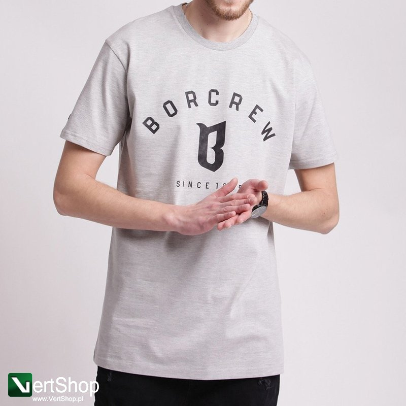 pol pl B O R Koszulka CLASSIC B T SHIRT SZARY 199401 1