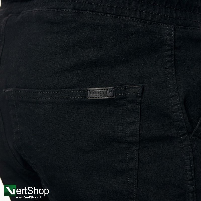 pol pl B O R Spodnie jogger SKIN FIT jeans black 206625 5