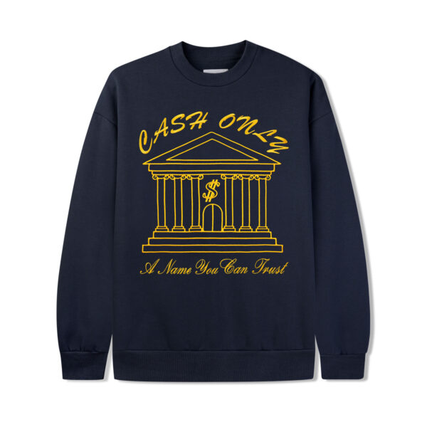 pol pl Bluza Cash Only Bank Crewneck deep navy 31646 1