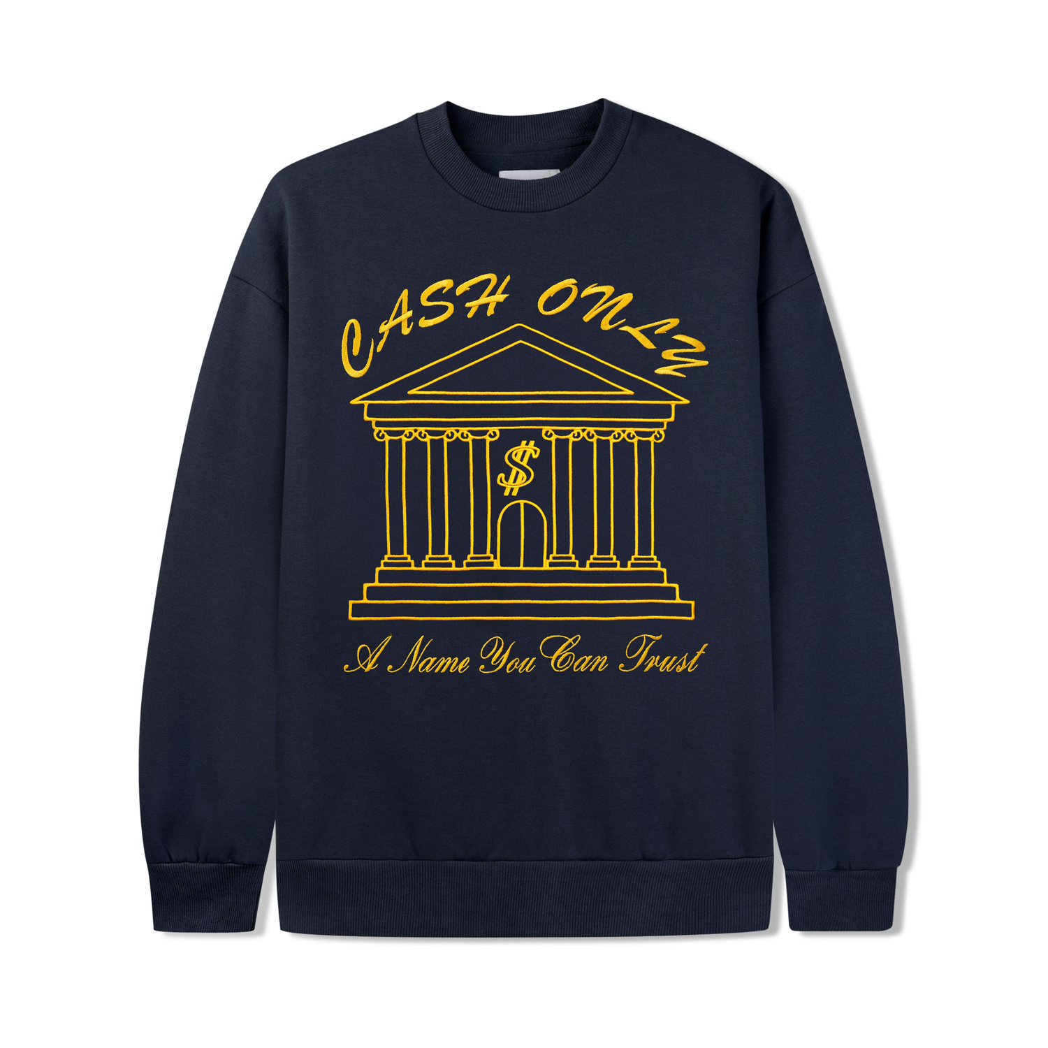 pol pl Bluza Cash Only Bank Crewneck deep navy 31646 1