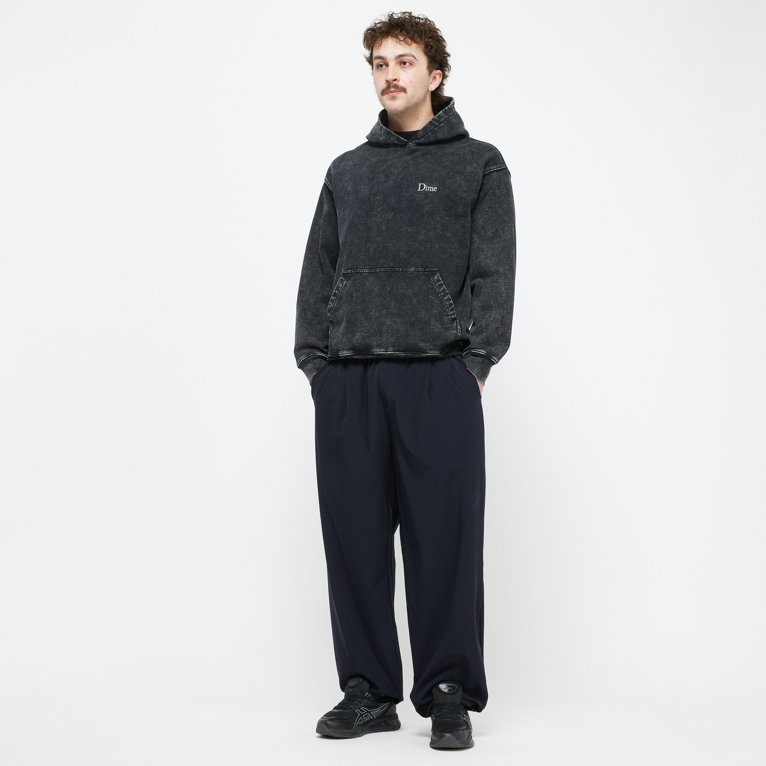 pol pl Bluza Dime French Terry hoodie faded black 32801 1