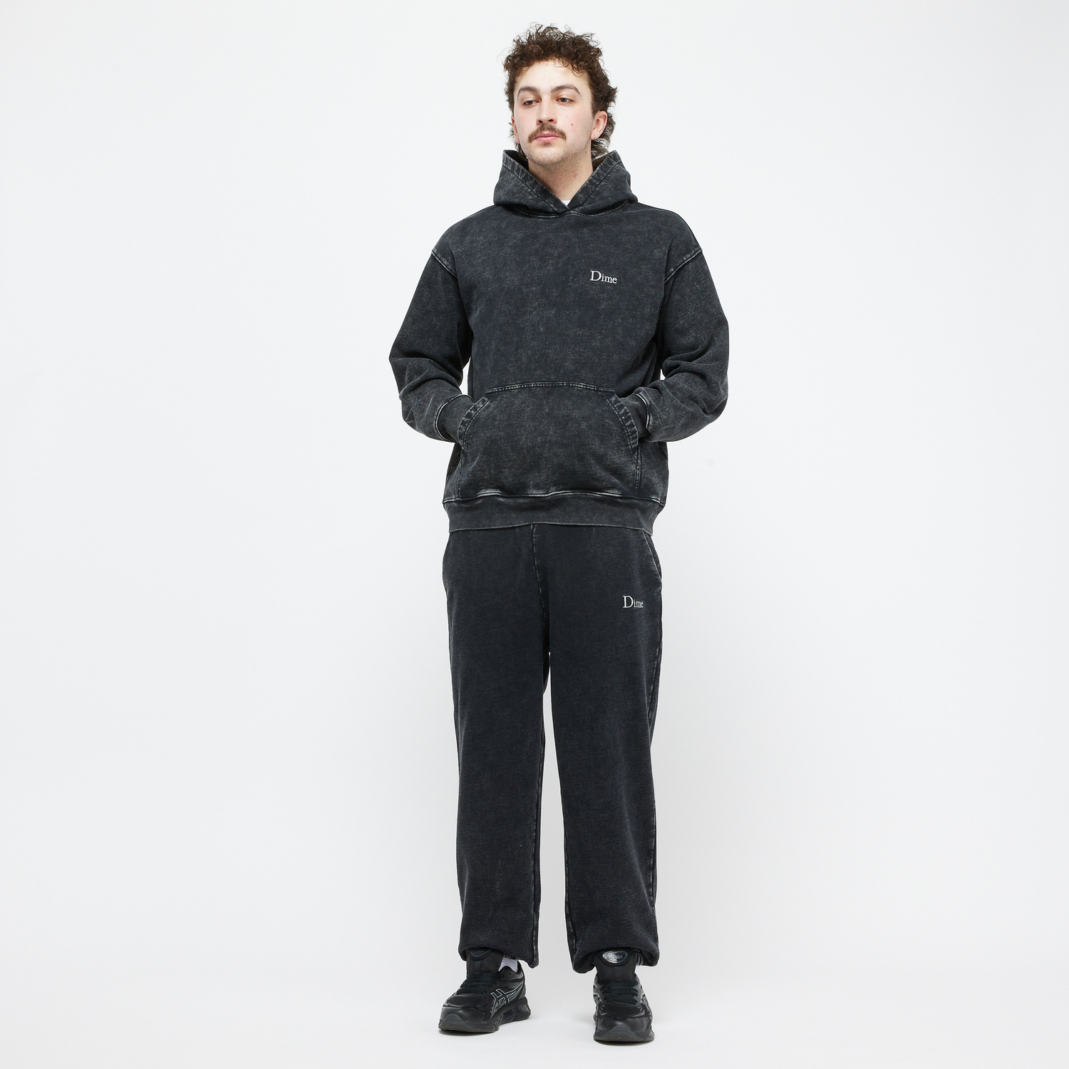 pol pl Bluza Dime French Terry hoodie faded black 32801 2