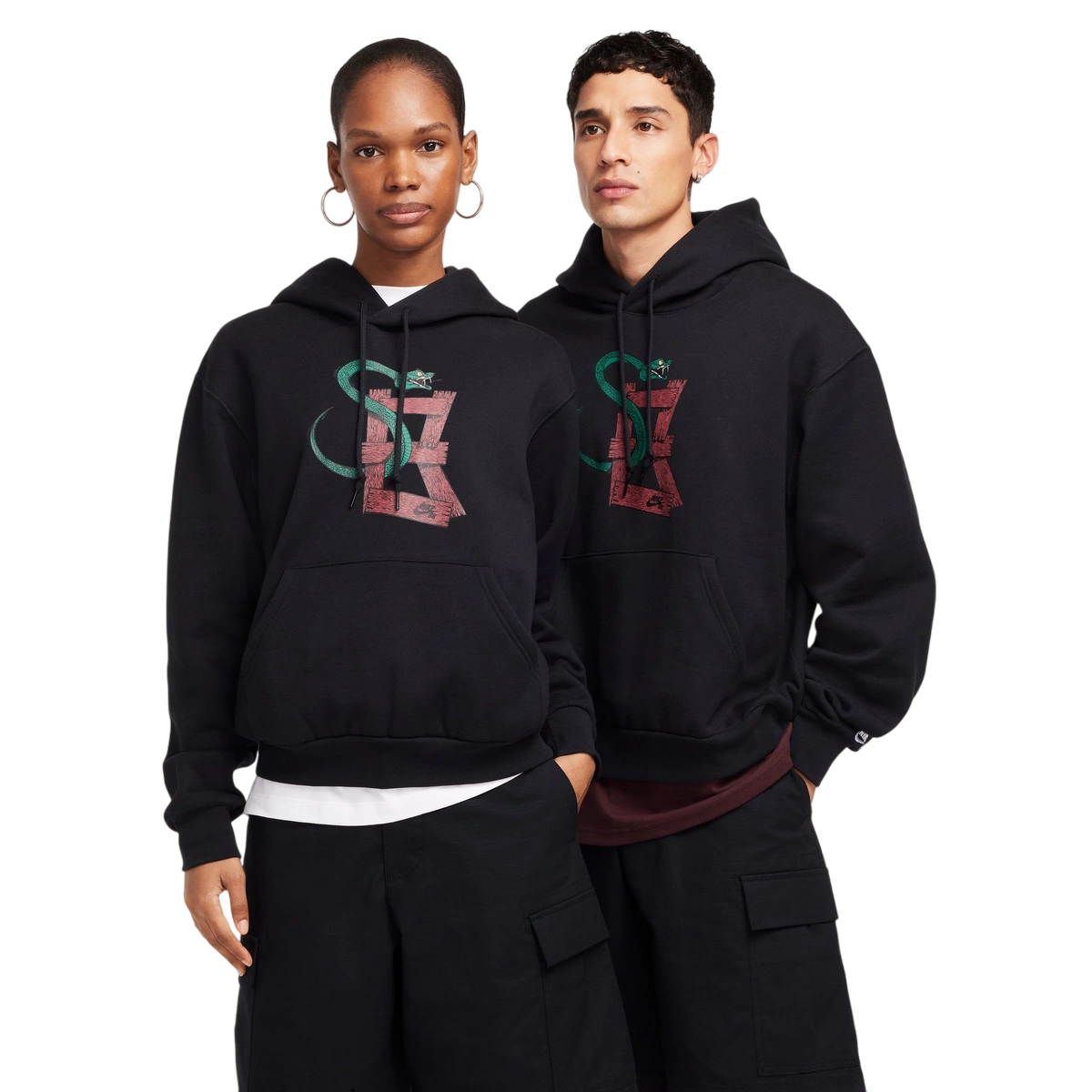 pol pl Bluza Nike SB Skate Fleece Pullover Hoodie Snake 32020 2
