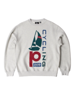 pol pl Bluza by Parra Sail bike crewneck sweatshirt grey 33113 1