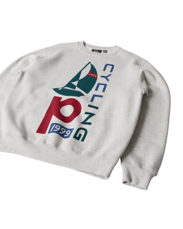 pol pl Bluza by Parra Sail bike crewneck sweatshirt grey 33113 4