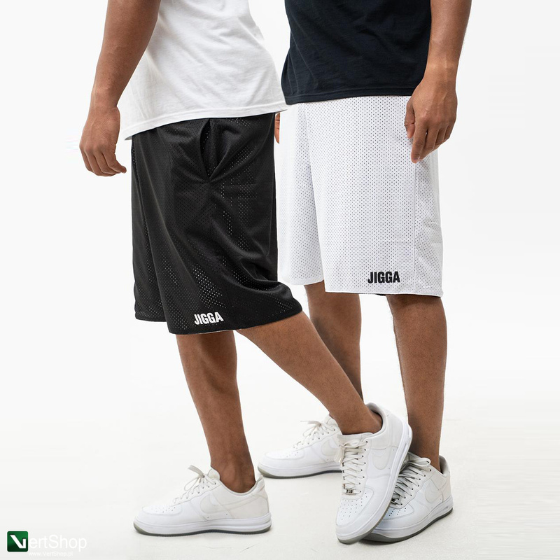 pol pl JIGGA WEAR Dwustronne Krotkie Spodenki Sportowe Czarne Biale Jigga Wear Small Outline 210366 1 2