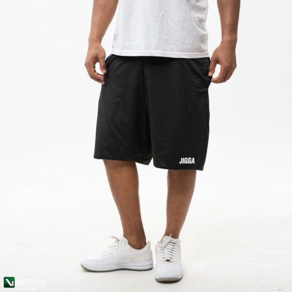 pol pl JIGGA WEAR Dwustronne Krotkie Spodenki Sportowe Czarne Biale Jigga Wear Small Outline 210366 3 2