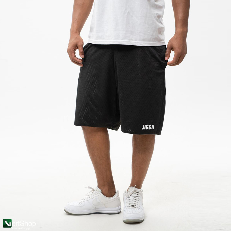 pol pl JIGGA WEAR Dwustronne Krotkie Spodenki Sportowe Czarne Biale Jigga Wear Small Outline 210366 3 2