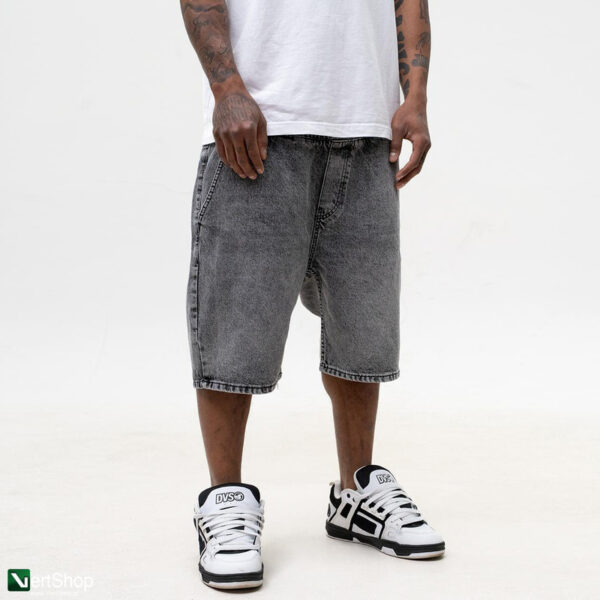 pol pl JIGGA WEAR Krotkie Spodenki Jeansowe Baggy Meskie Szare Jigga Wear Palm 210301 2