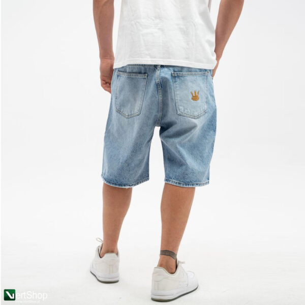 pol pl JIGGA WEAR Krotkie Spodenki Jeansowe Meskie Niebieskie Zlote Jigga Wear Crown 210223 1