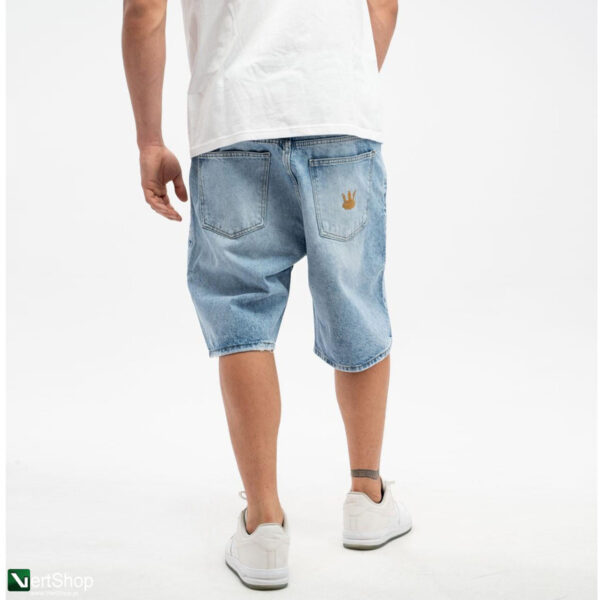 pol pl JIGGA WEAR Krotkie Spodenki Jeansowe Meskie Niebieskie Zlote Jigga Wear Crown 210223 3