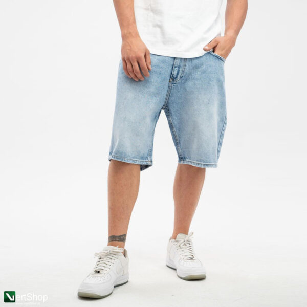 pol pl JIGGA WEAR Krotkie Spodenki Jeansowe Meskie Niebieskie Zlote Jigga Wear Crown 210223 4