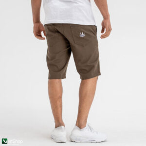 pol pl JIGGA WEAR Krotkie Spodenki Materialowe Brazowe Jigga Wear Crown 210364 1 2