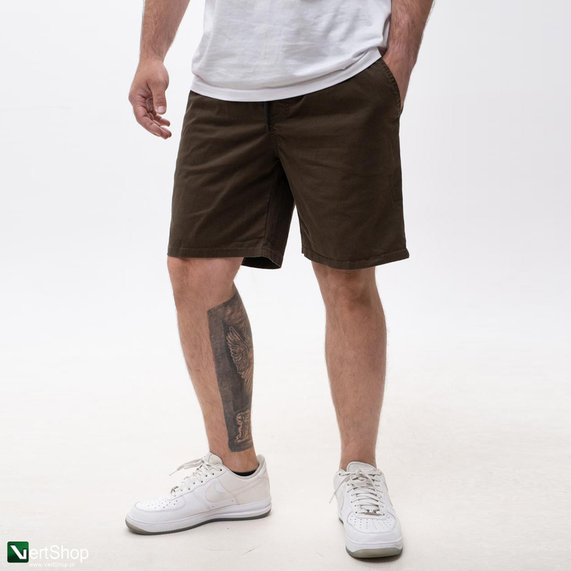 pol pl JIGGA WEAR Krotkie Spodenki Materialowe Brazowe Jigga Wear Crown Pocket 210363 2 2