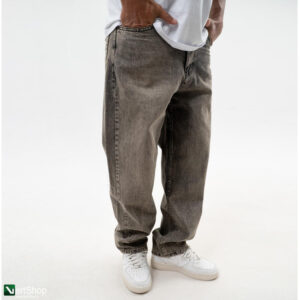 pol pl JIGGA WEAR Spodnie Jeansowe Baggy Meskie Jasne Brazowe Jigga Wear Crown 209844 5