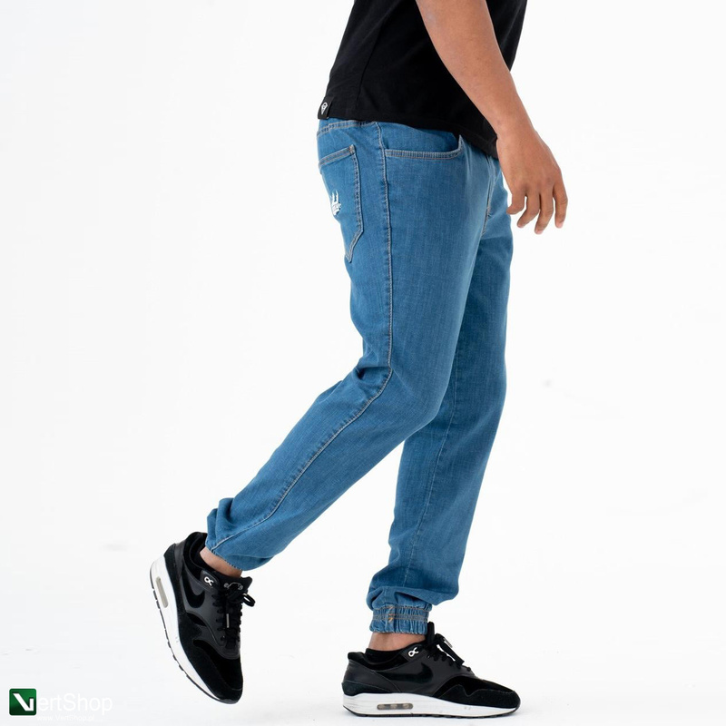 pol pl JIGGA WEAR Spodnie Jeansowe Jogger Meska Jasne Niebieskie Jigga Crown Classic 210039 4