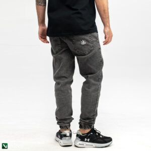 pol pl JIGGA WEAR Spodnie Jeansowe Jogger Meskie Sprane Czarne Jigga Crown 210038 1