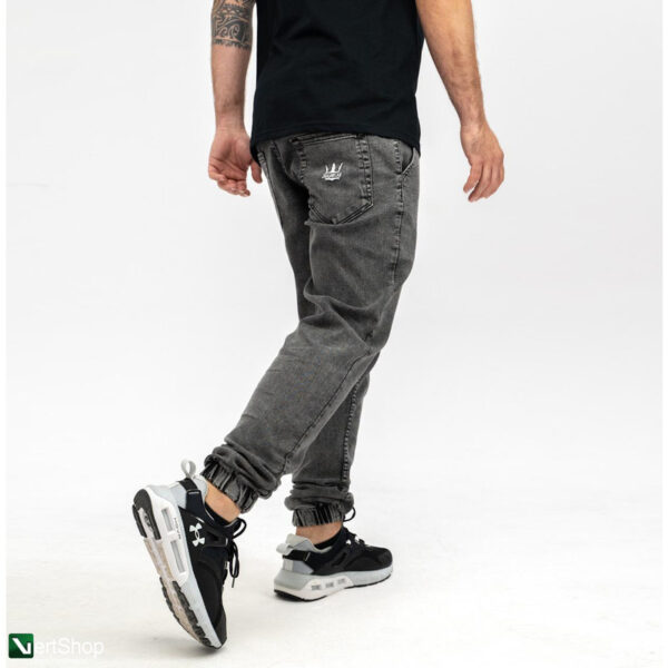 pol pl JIGGA WEAR Spodnie Jeansowe Jogger Meskie Sprane Czarne Jigga Crown 210038 3