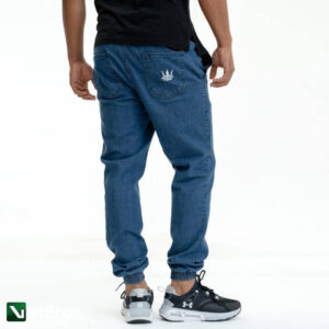 pol pl JIGGA WEAR Spodnie Jeansowe Jogger Ze Sciagaczem Meskie Niebieskie Jigga Wear Crown 207381 4